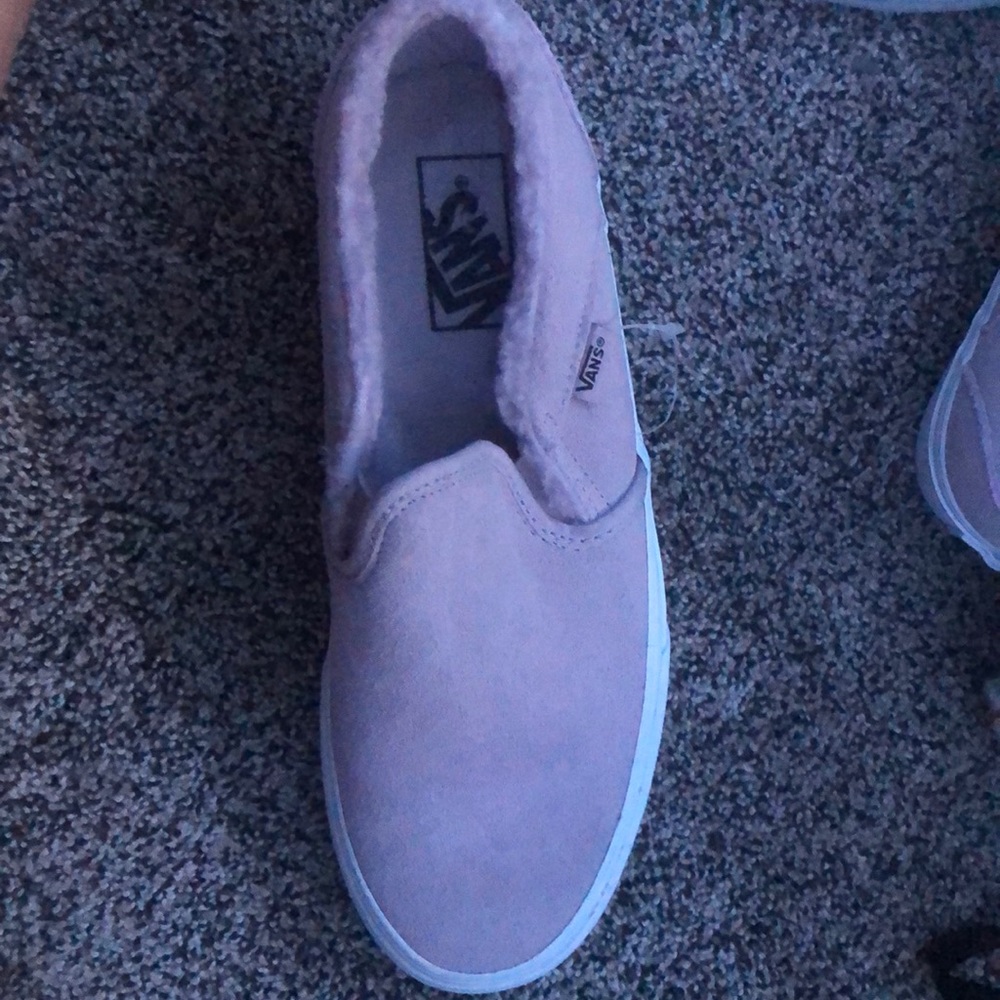 Brand new pink slip on vans